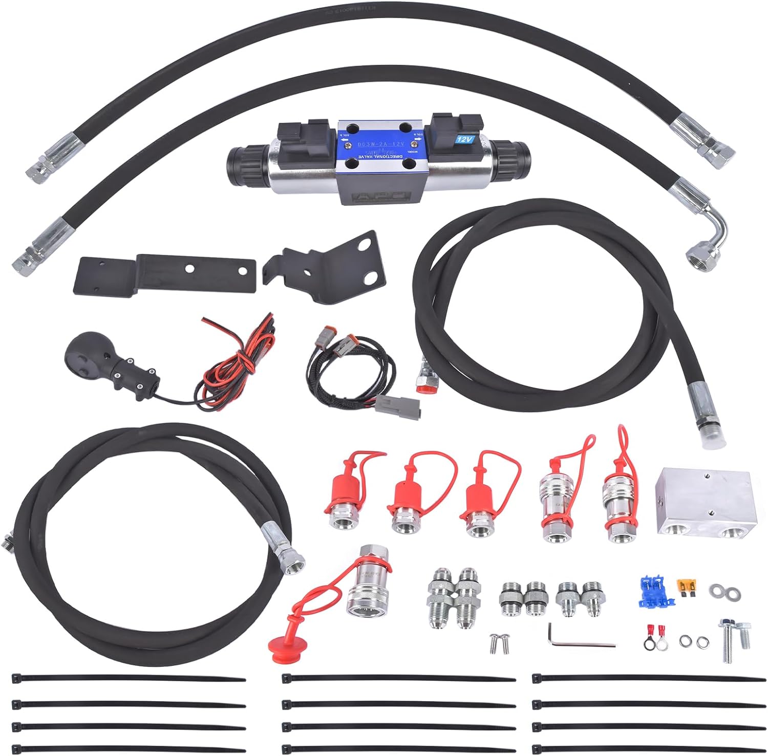 Hydraulics Third Function Valve Kit Replacement for Kubota MX4700 MX4800 MX5000 MX5100 MX5200 MX5800 Series Tractors